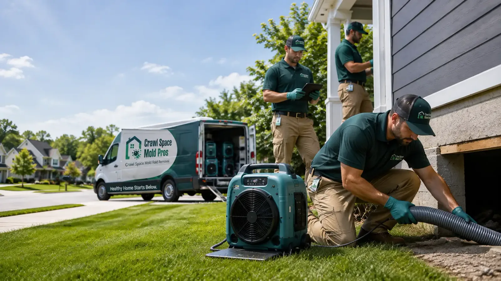 Crawl Space Mold Removal in Clutier, IA